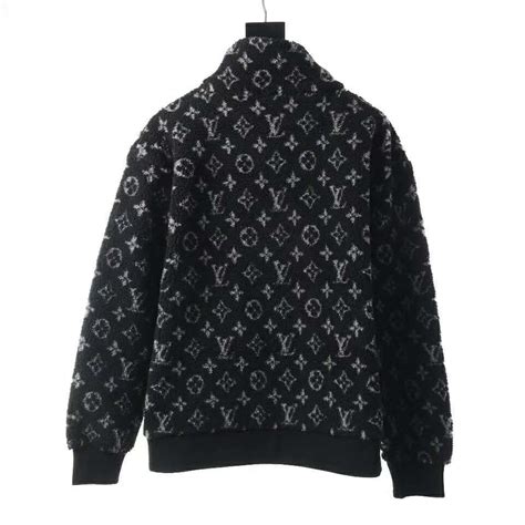 louis vuitton monogram jacquard fleece zip-through jacket|LVSE Monogram Fleece Tracksuit .